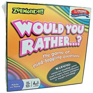 NEW Would You Rather? Board Game Mind Boggling Questions Game Night Party Gift